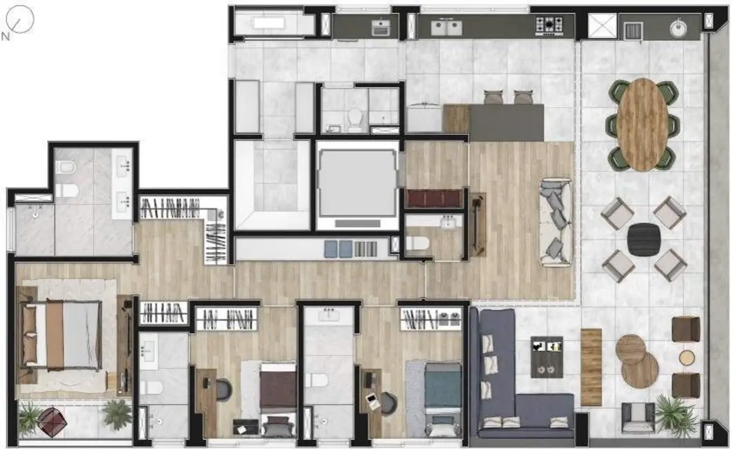Foto 2 de Apartamento com 2 quartos à venda, 144m2 em Pinheiros, São Paulo - SP