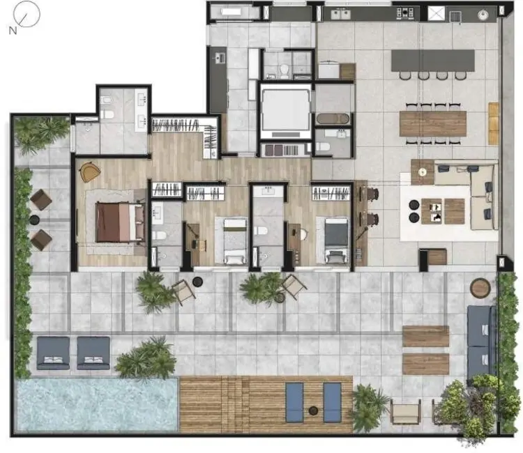 Foto 6 de Apartamento com 2 quartos à venda, 144m2 em Pinheiros, São Paulo - SP