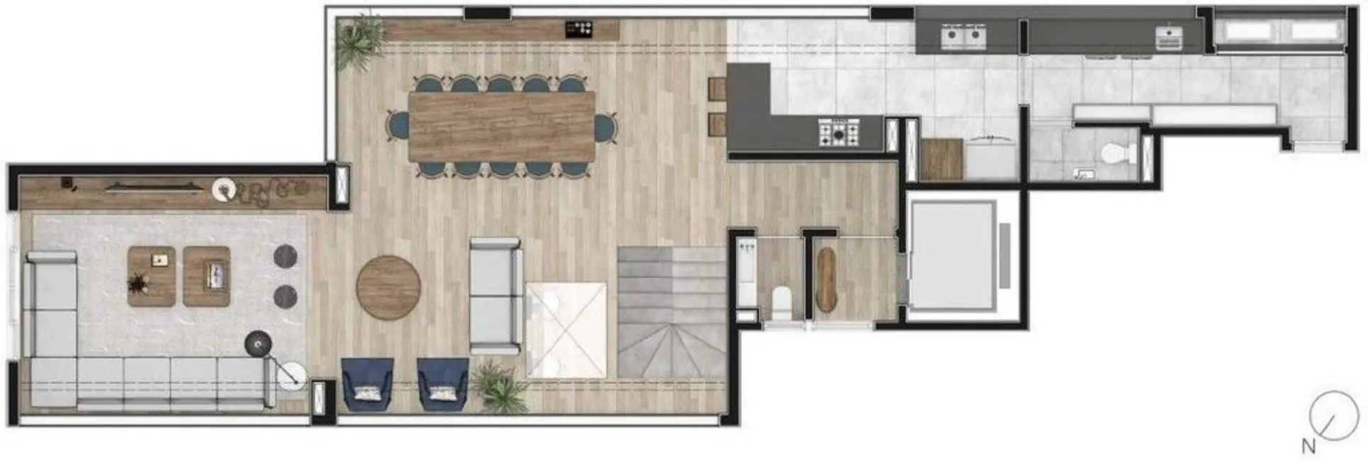 Foto 3 de Apartamento com 2 quartos à venda, 144m2 em Pinheiros, São Paulo - SP
