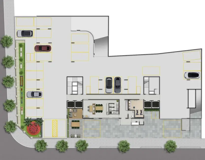 Foto 3 de Apartamento com 2 quartos à venda, 35m2 em Jardim Bela Vista, Santo Andre - SP