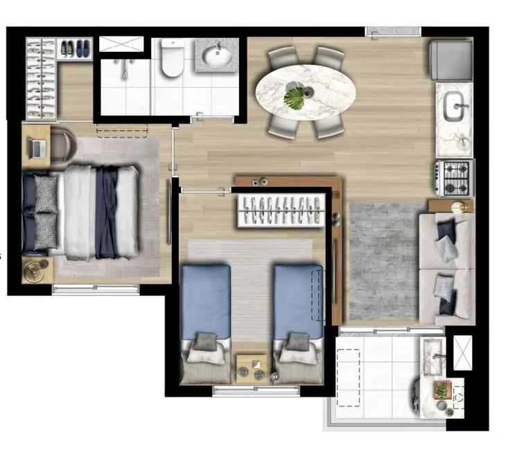 Apartamento com 2 quartos à venda, 41m2 em Lapa, São Paulo - SP - imagem 1 Foto 1 de Apartamento com 2 quartos à venda, 41m2 em Lapa, São Paulo - SP