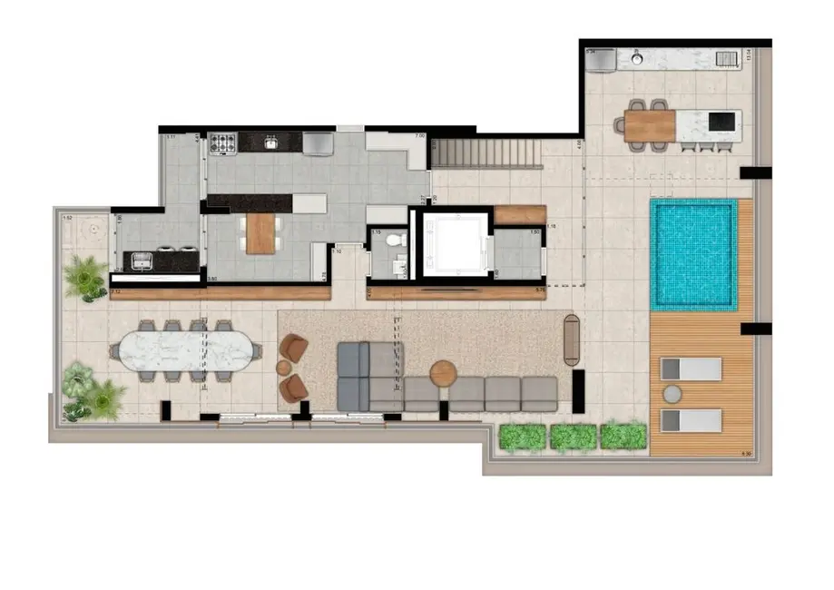 Foto 6 de Apartamento com 4 quartos à venda, 206m2 em Sumarezinho, São Paulo - SP