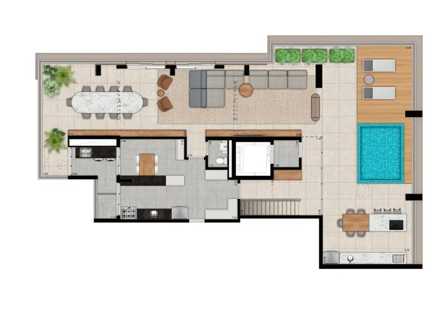Foto 8 de Apartamento com 4 quartos à venda, 206m2 em Sumarezinho, São Paulo - SP