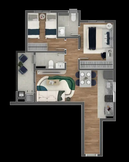 Foto 3 de Cobertura com 3 quartos à venda, 221m2 em Sumaré, São Paulo - SP