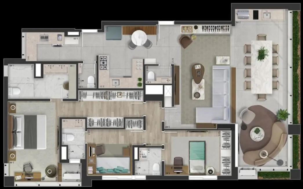 Foto 6 de Apartamento com 3 quartos à venda, 155m2 em Mooca, São Paulo - SP