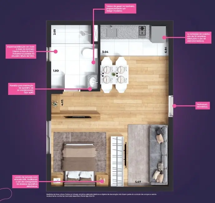 Kitnet com 1 quarto à venda, 25m2 em Centro, Sao Bernardo Do Campo - SP - imagem 6 Foto 6 de Kitnet com 1 quarto à venda, 25m2 em Centro, Sao Bernardo Do Campo - SP