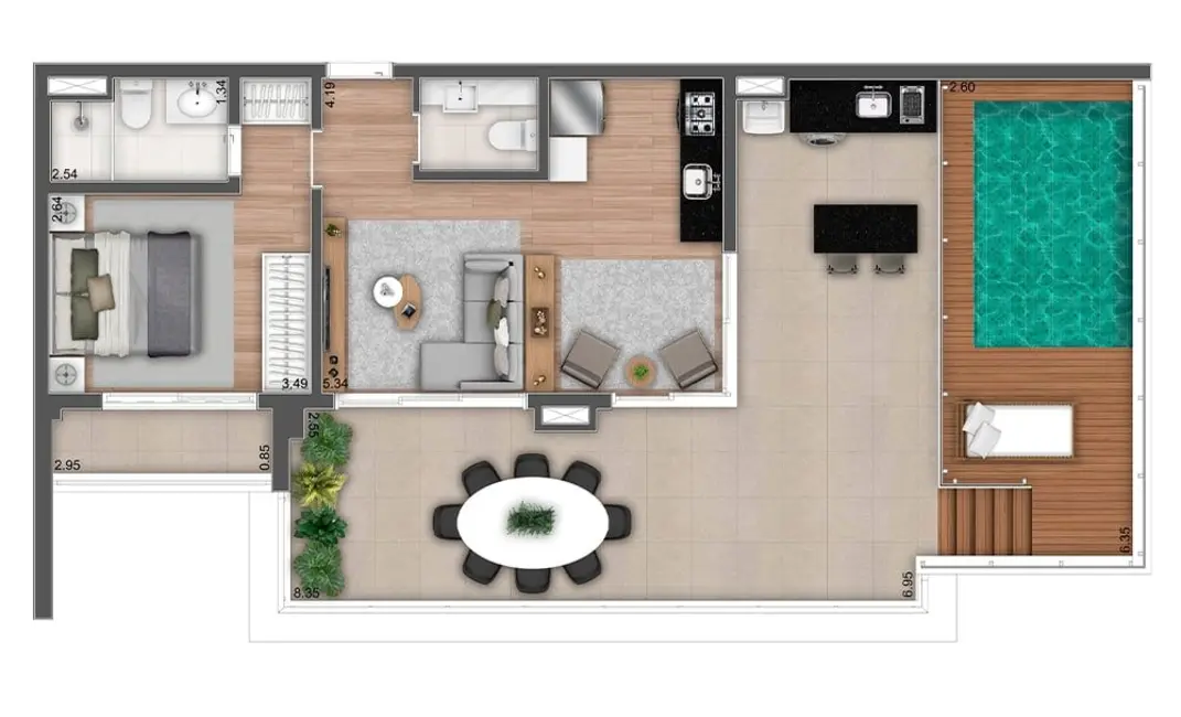 Foto 1 de Apartamento com 2 quartos à venda, 72m2 em Indianópolis, São Paulo - SP