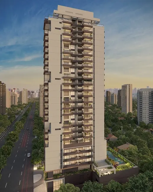 Apartamento com 1 quarto à venda, 57m2 em Indianópolis, São Paulo - SP - imagem 2 Foto 2 de Apartamento com 1 quarto à venda, 57m2 em Indianópolis, São Paulo - SP