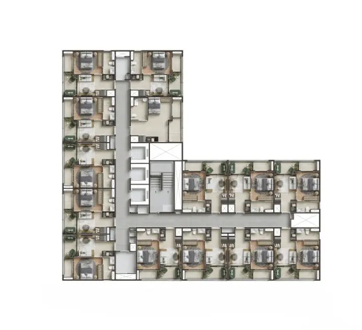 Apartamento com 1 quarto à venda, 30m2 em Liberdade, São Paulo - SP - imagem 7 Foto 7 de Apartamento com 1 quarto à venda, 30m2 em Liberdade, São Paulo - SP