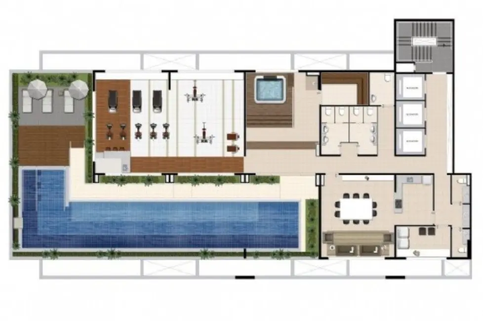 Foto 2 de Loft / Flat com 1 quarto à venda, 42m2 em Jardim do Mar, Sao Bernardo Do Campo - SP