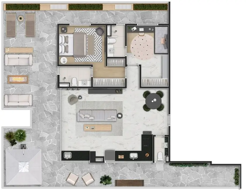 Foto 2 de Apartamento com 2 quartos à venda, 80m2 em Indianópolis, São Paulo - SP