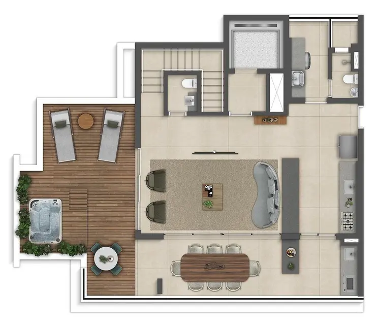 Foto 2 de Apartamento com 3 quartos à venda, 127m2 em Vila Madalena, São Paulo - SP