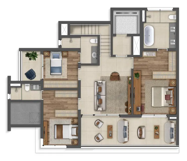 Foto 1 de Apartamento com 3 quartos à venda, 127m2 em Vila Madalena, São Paulo - SP