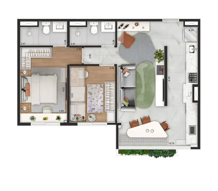 Foto 1 de Apartamento com 2 quartos à venda, 60m2 em Santana, São Paulo - SP