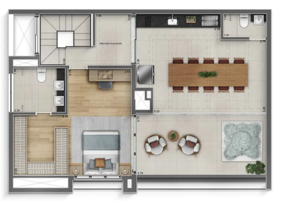Foto 2 de Apartamento com 3 quartos à venda, 92m2 em Vila Romana, São Paulo - SP