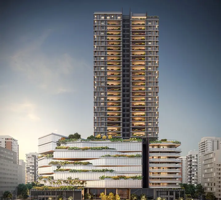 Apartamento com 4 quartos à venda, 237m2 em Vila Nova Conceição, São Paulo - SP - imagem 2 Foto 2 de Apartamento com 4 quartos à venda, 237m2 em Vila Nova Conceição, São Paulo - SP