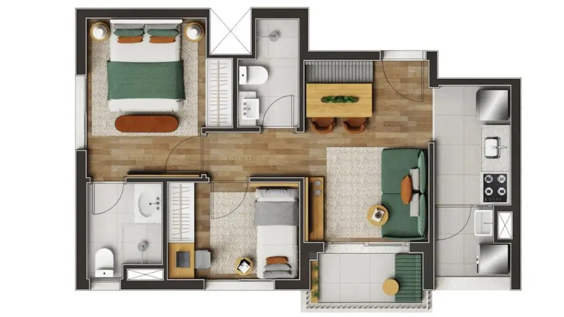 Foto 3 de Apartamento com 2 quartos à venda, 43m2 em Vila Romana, São Paulo - SP