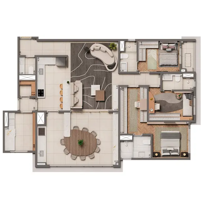 Apartamento com 2 quartos à venda, 87m2 em Vila Mariana, São Paulo - SP - imagem 7 Foto 7 de Apartamento com 2 quartos à venda, 87m2 em Vila Mariana, São Paulo - SP