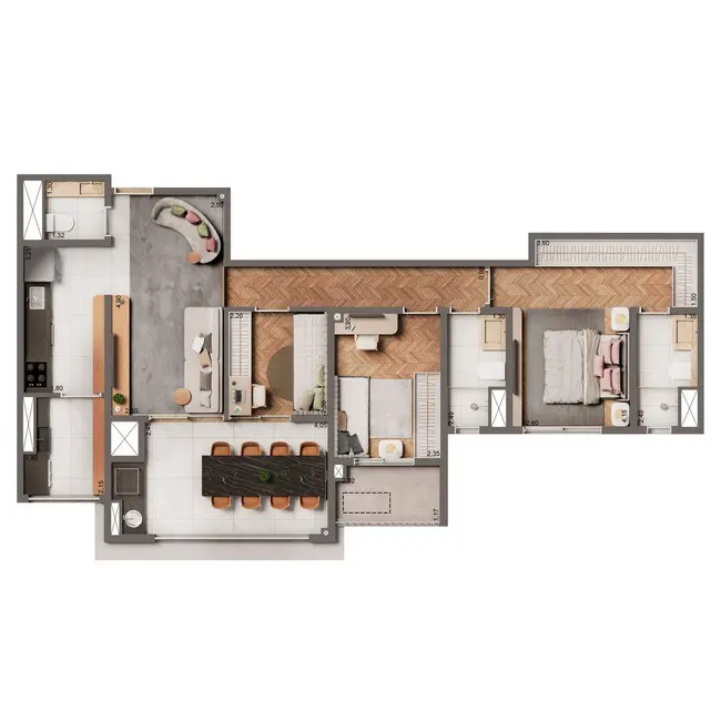 Apartamento com 2 quartos à venda, 87m2 em Vila Mariana, São Paulo - SP - imagem 4 Foto 4 de Apartamento com 2 quartos à venda, 87m2 em Vila Mariana, São Paulo - SP