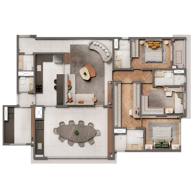 Apartamento com 2 quartos à venda, 87m2 em Vila Mariana, São Paulo - SP - imagem 5 Foto 5 de Apartamento com 2 quartos à venda, 87m2 em Vila Mariana, São Paulo - SP