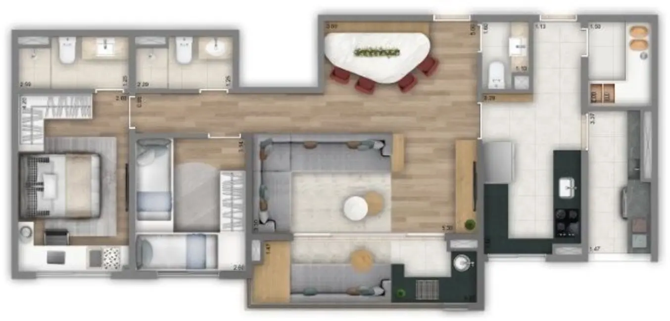 Foto 4 de Apartamento com 4 quartos à venda, 116m2 em Barra Funda, São Paulo - SP