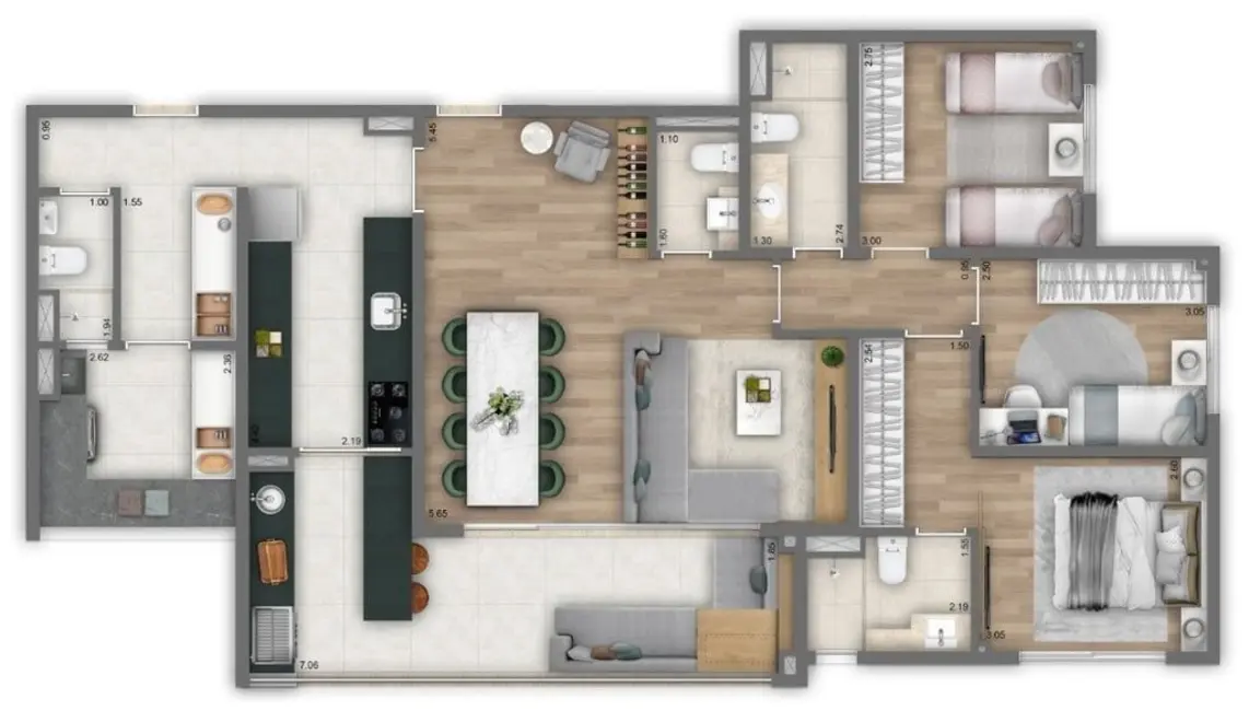 Foto 1 de Apartamento com 4 quartos à venda, 116m2 em Barra Funda, São Paulo - SP