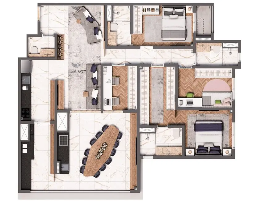 Foto 5 de Apartamento com 3 quartos à venda, 123m2 em Ipiranga, São Paulo - SP