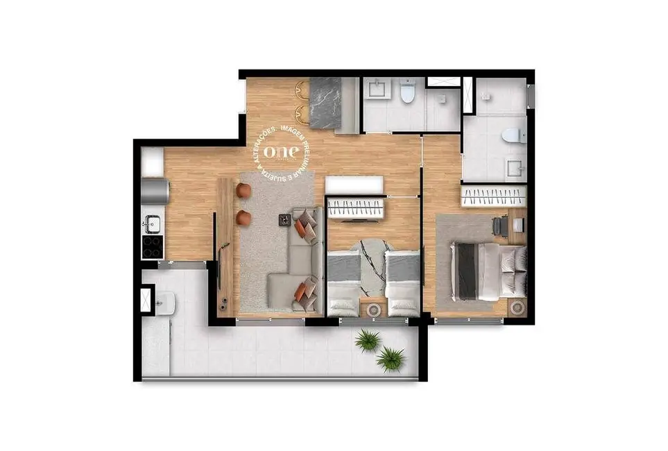 Apartamento com 2 quartos à venda, 76m2 em Perdizes, São Paulo - SP - imagem 3 Foto 3 de Apartamento com 2 quartos à venda, 76m2 em Perdizes, São Paulo - SP