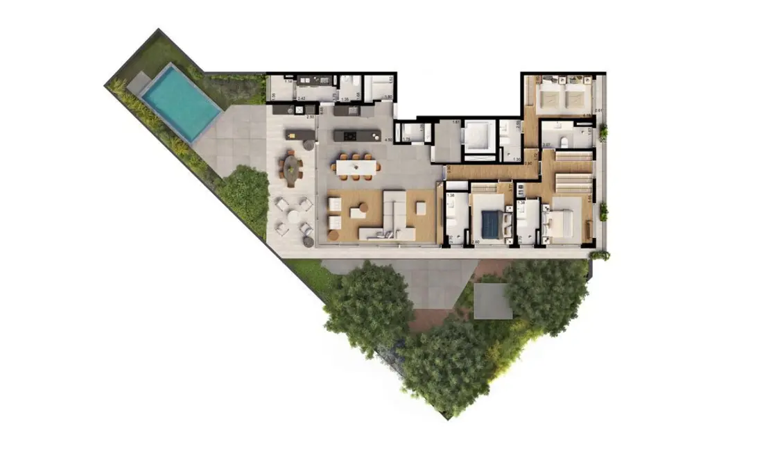 Foto 4 de Apartamento com 2 quartos à venda, 171m2 em Alto de Pinheiros, São Paulo - SP