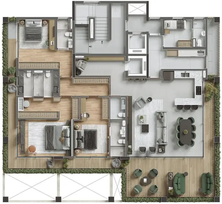 Foto 1 de Apartamento com 3 quartos à venda, 258m2 em Vila Nova Conceição, São Paulo - SP
