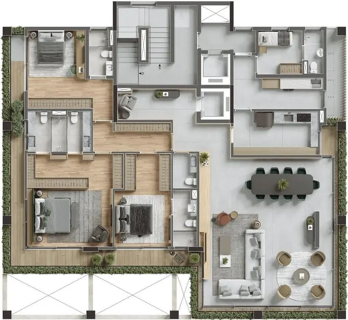 Foto 2 de Apartamento com 3 quartos à venda, 258m2 em Vila Nova Conceição, São Paulo - SP
