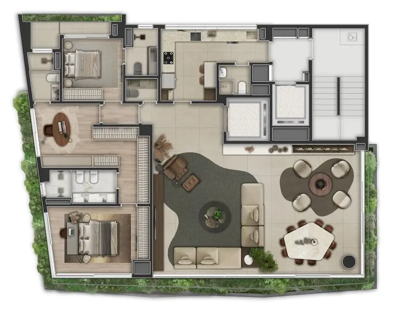 Apartamento com 3 quartos à venda, 200m2 em Itaim Bibi, São Paulo - SP - imagem 4 Foto 4 de Apartamento com 3 quartos à venda, 200m2 em Itaim Bibi, São Paulo - SP