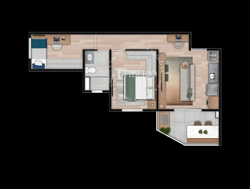 Apartamento com 2 quartos à venda, 49m2 em Vila Guarani (Z Sul), São Paulo - SP - imagem 9 Foto 9 de Apartamento com 2 quartos à venda, 49m2 em Vila Guarani (Z Sul), São Paulo - SP
