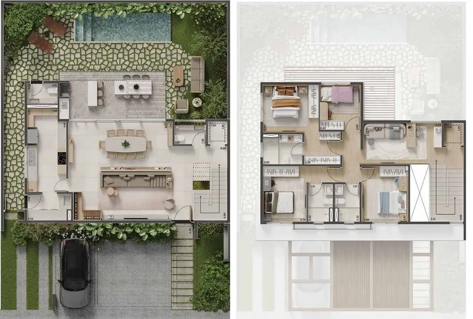 Foto 2 de Casa de Condomínio com 3 quartos à venda, 187m2 em Sítios de Recreio Gramado, Campinas - SP