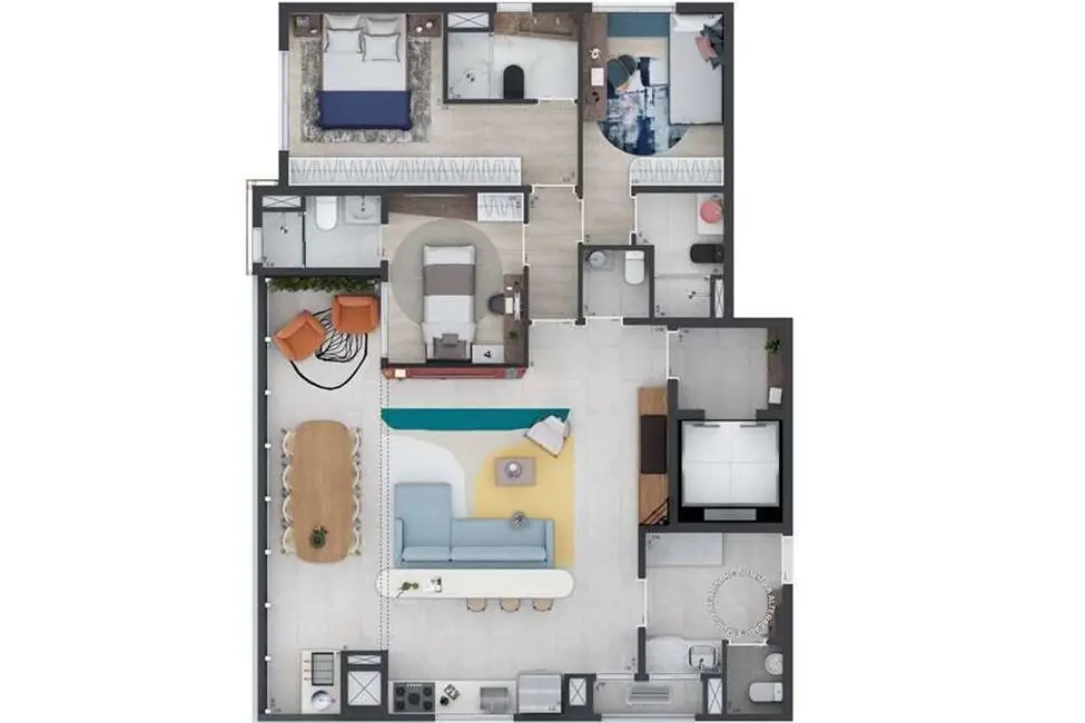 Apartamento com 3 quartos à venda, 121m2 em Moema, São Paulo - SP - imagem 2 Foto 2 de Apartamento com 3 quartos à venda, 121m2 em Moema, São Paulo - SP
