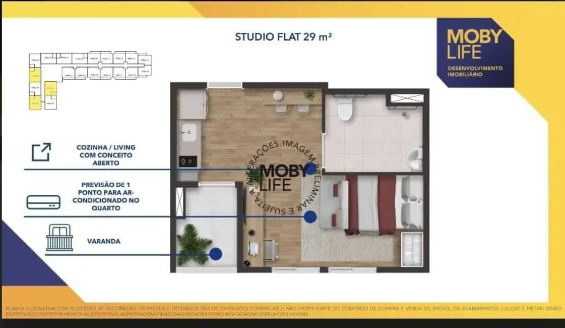 Foto 1 de Apartamento com 1 quarto à venda, 26m2 em Barra Funda, São Paulo - SP