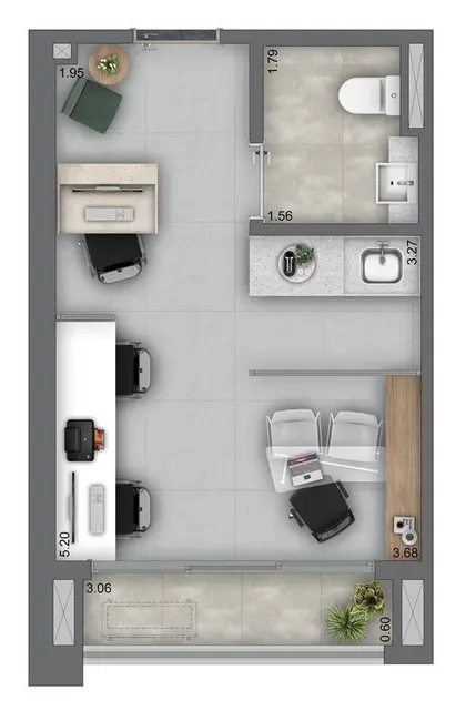 Sala Comercial à venda, 25m2 em Vila Mariana, São Paulo - SP - imagem 5 Foto 5 de Sala Comercial à venda, 25m2 em Vila Mariana, São Paulo - SP