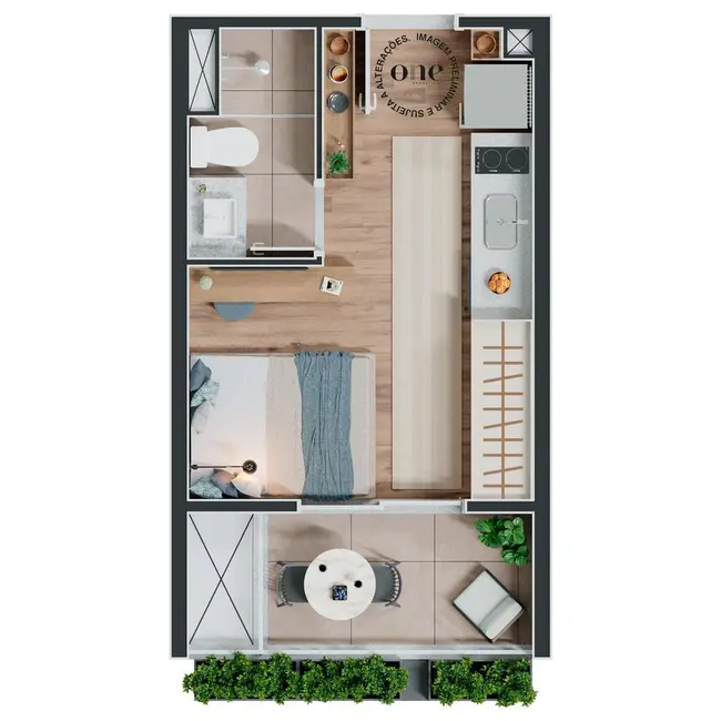Foto 2 de Kitnet com 1 quarto à venda, 26m2 em Consolação, São Paulo - SP