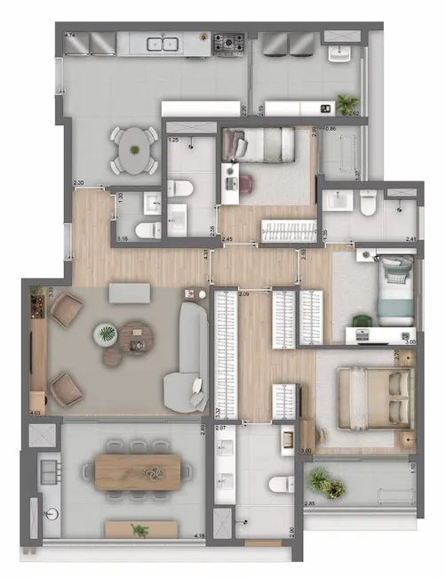Foto 2 de Apartamento com 3 quartos à venda, 92m2 em Vila Mariana, São Paulo - SP
