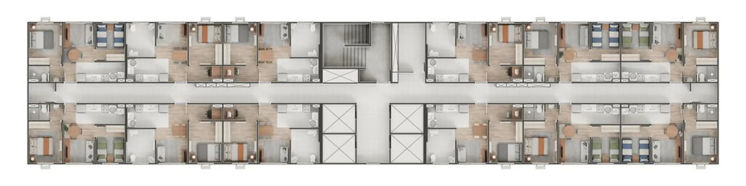 Apartamento com 2 quartos à venda, 36m2 em Residencial Parque da Fazenda, Campinas - SP - imagem 5 Foto 5 de Apartamento com 2 quartos à venda, 36m2 em Residencial Parque da Fazenda, Campinas - SP