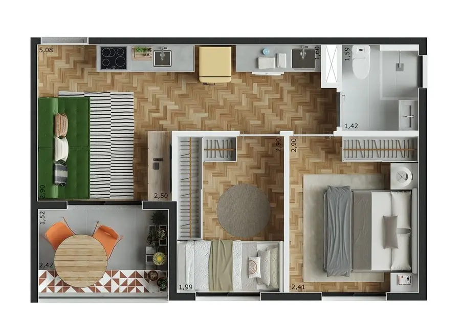 Foto 1 de Apartamento com 1 quarto à venda, 24m2 em Santa Cecília, São Paulo - SP