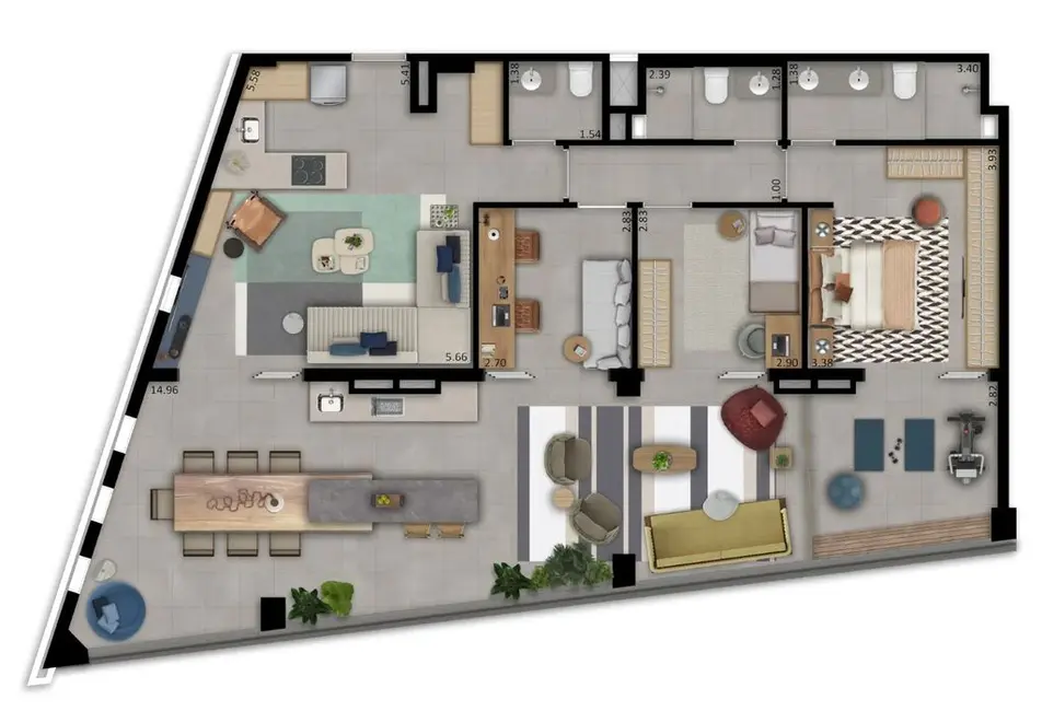 Foto 3 de Kitnet com 1 quarto à venda, 19m2 em Quarta Parada, São Paulo - SP