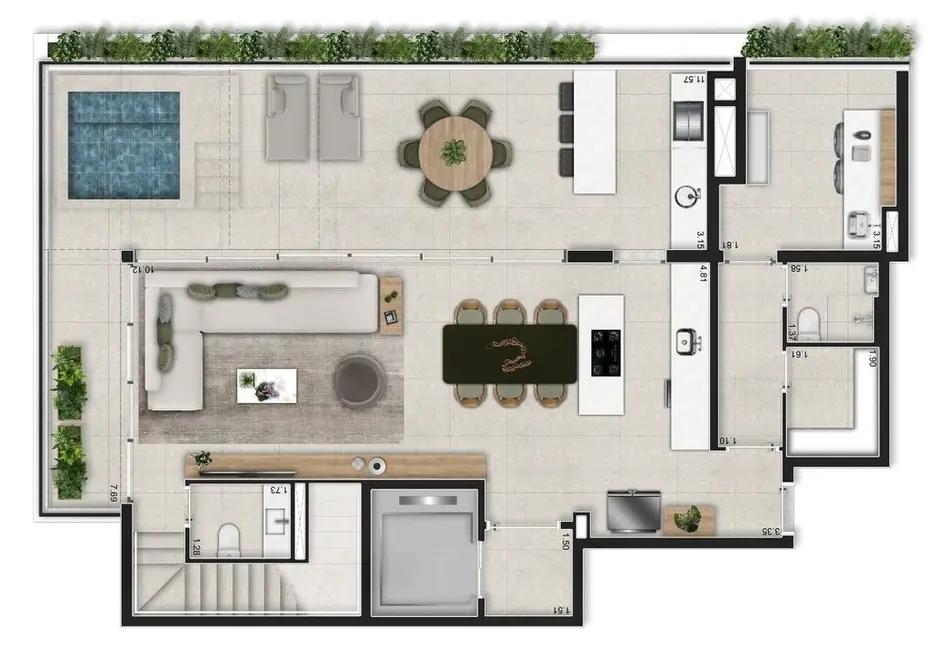 Foto 7 de Apartamento com 3 quartos à venda, 123m2 em Sumarezinho, São Paulo - SP