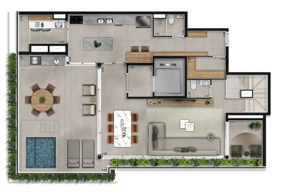 Foto 5 de Apartamento com 3 quartos à venda, 123m2 em Sumarezinho, São Paulo - SP