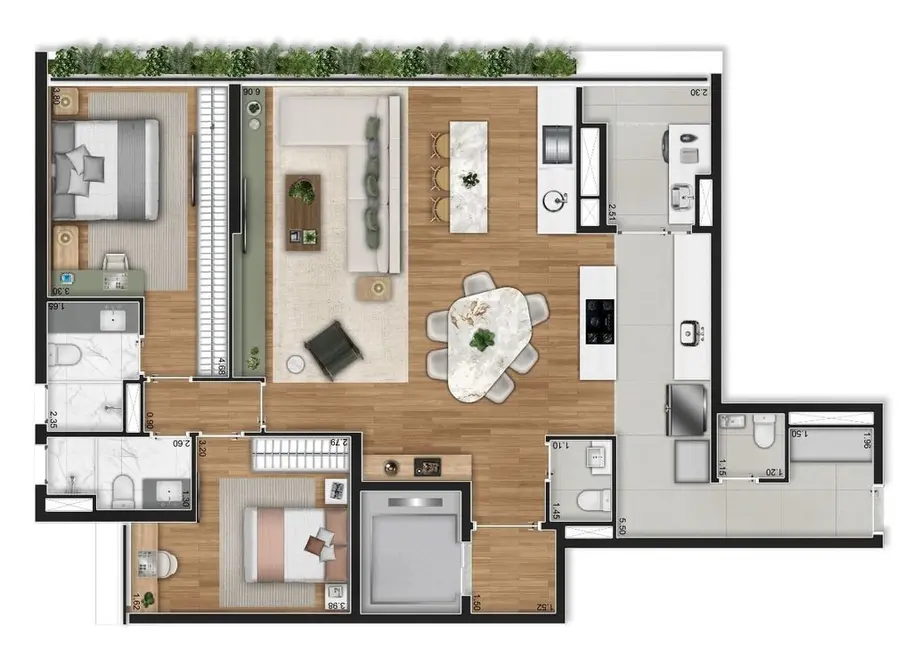 Foto 4 de Apartamento com 3 quartos à venda, 123m2 em Sumarezinho, São Paulo - SP