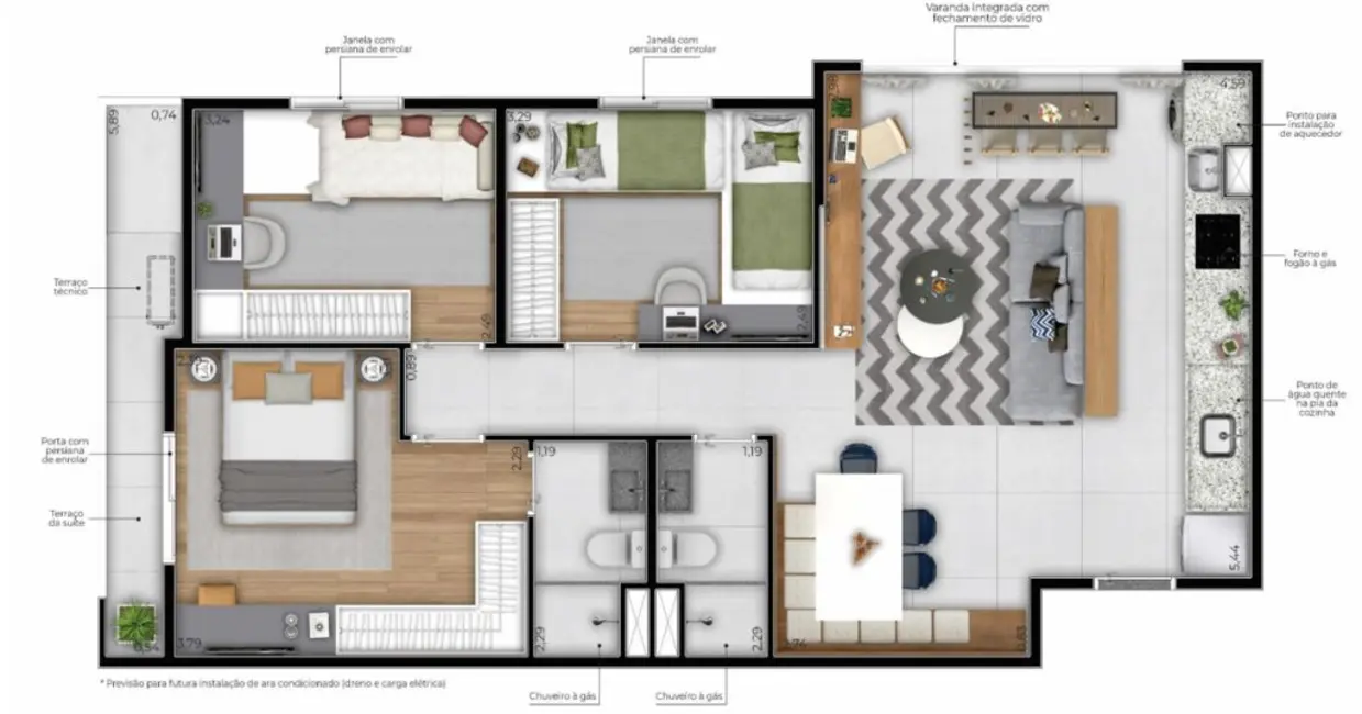 Foto 8 de Apartamento com 2 quartos à venda, 44m2 em Ipiranga, São Paulo - SP