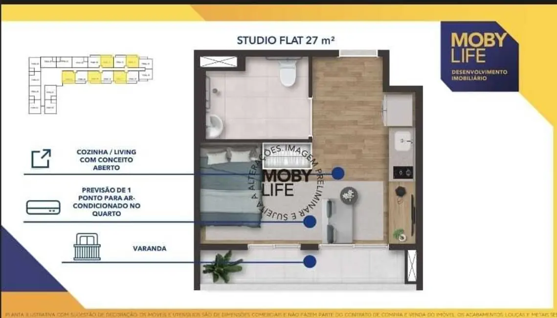 Foto 9 de Apartamento com 2 quartos à venda, 29m2 em Barra Funda, São Paulo - SP