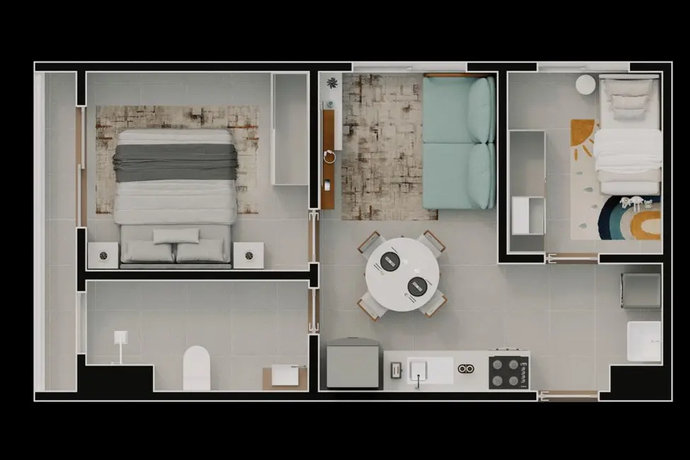 Foto 2 de Apartamento com 2 quartos à venda, 32m2 em Vila Cruzeiro, São Paulo - SP