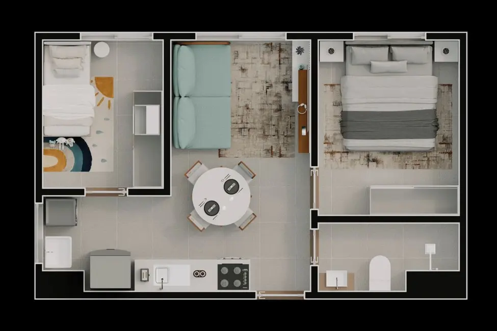 Foto 1 de Apartamento com 2 quartos à venda, 32m2 em Vila Cruzeiro, São Paulo - SP