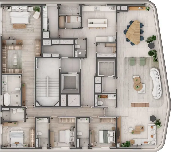 Apartamento com 2 quartos à venda, 121m2 em Cerqueira César, São Paulo - SP - imagem 2 Foto 2 de Apartamento com 2 quartos à venda, 121m2 em Cerqueira César, São Paulo - SP